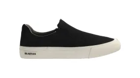 Seavees Hawthrone Slip On Standard Black Poplin Black Womens Shoes