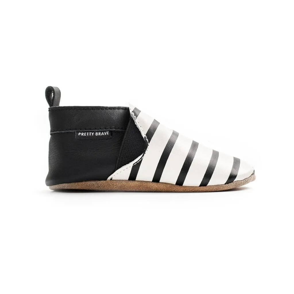 Slip-On - Black & White Stripe