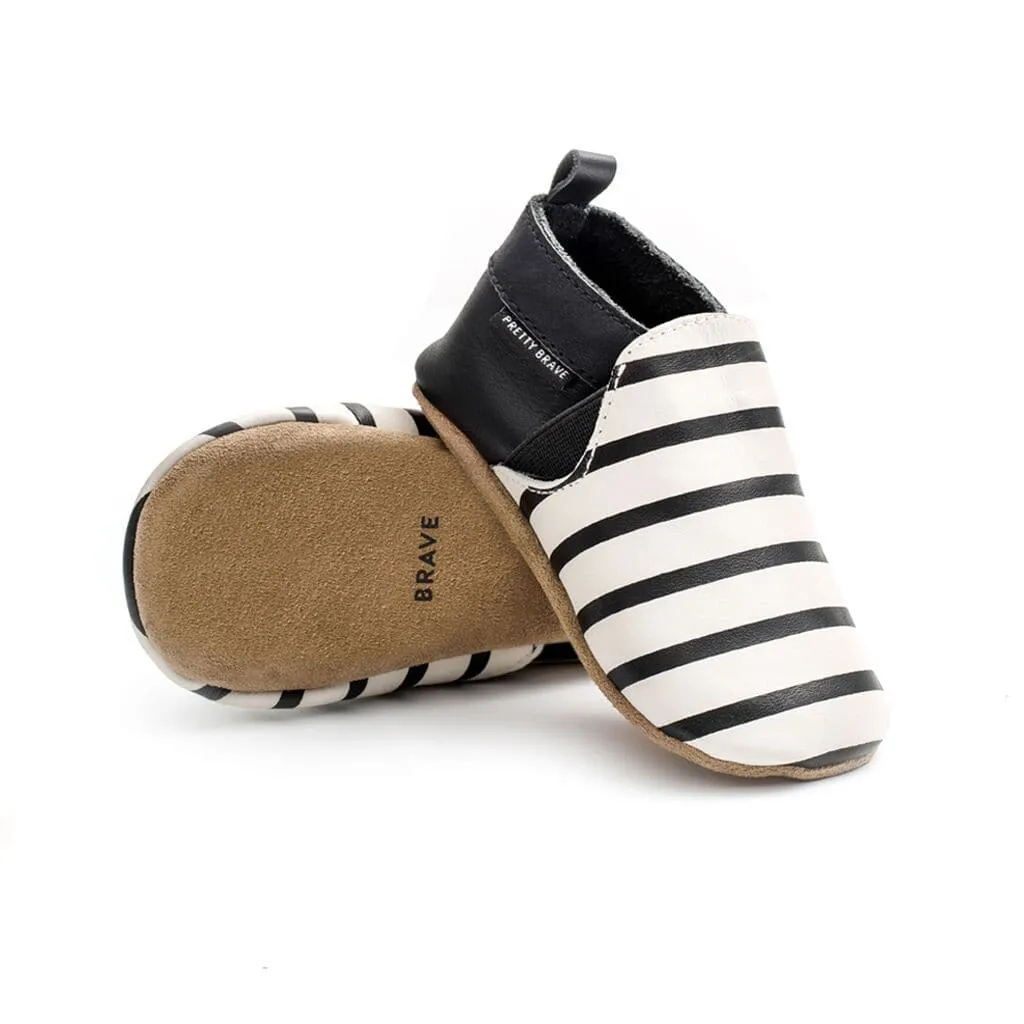 Slip-On - Black & White Stripe