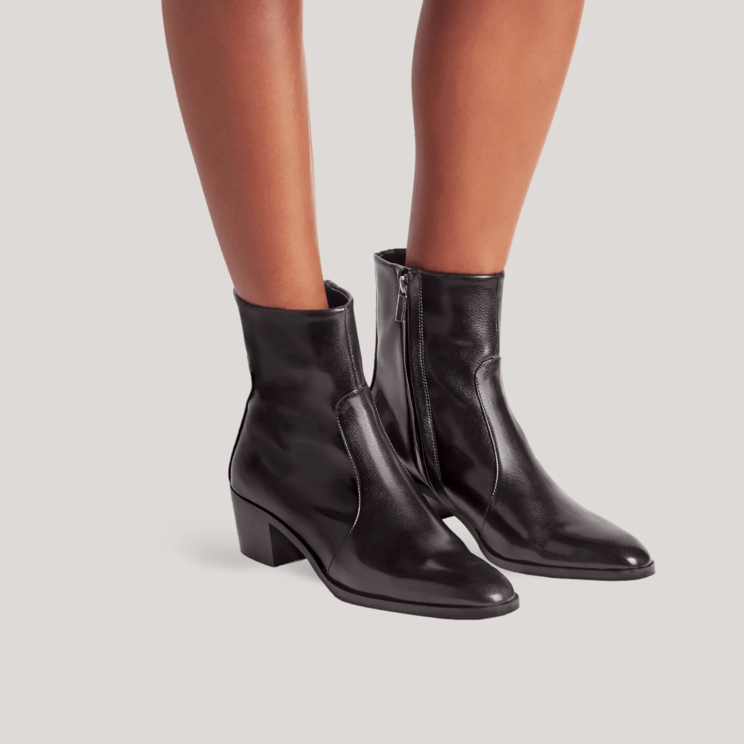 STEFFY | Black Ankle Boots