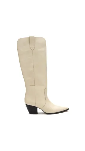 Stella Western Boot - Bone