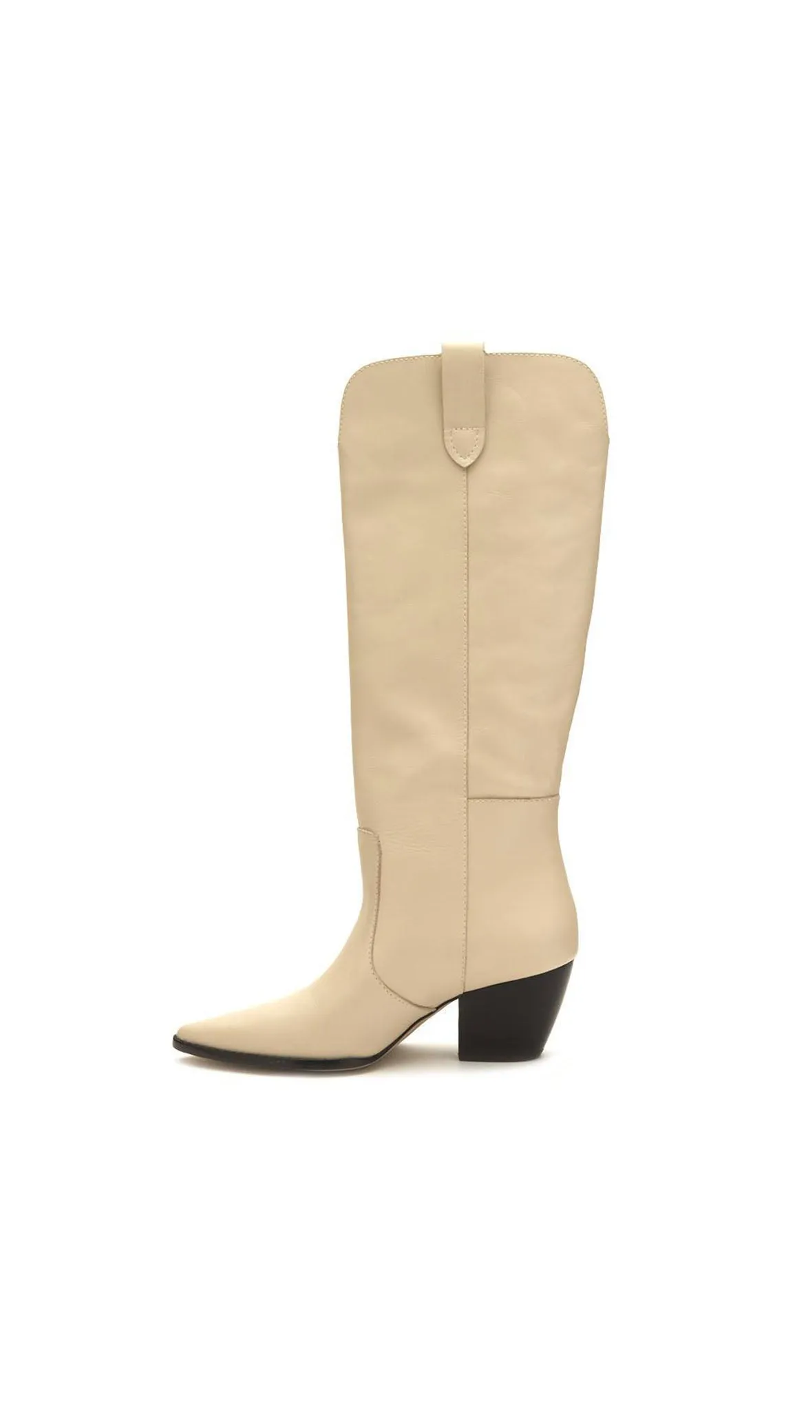 Stella Western Boot - Bone