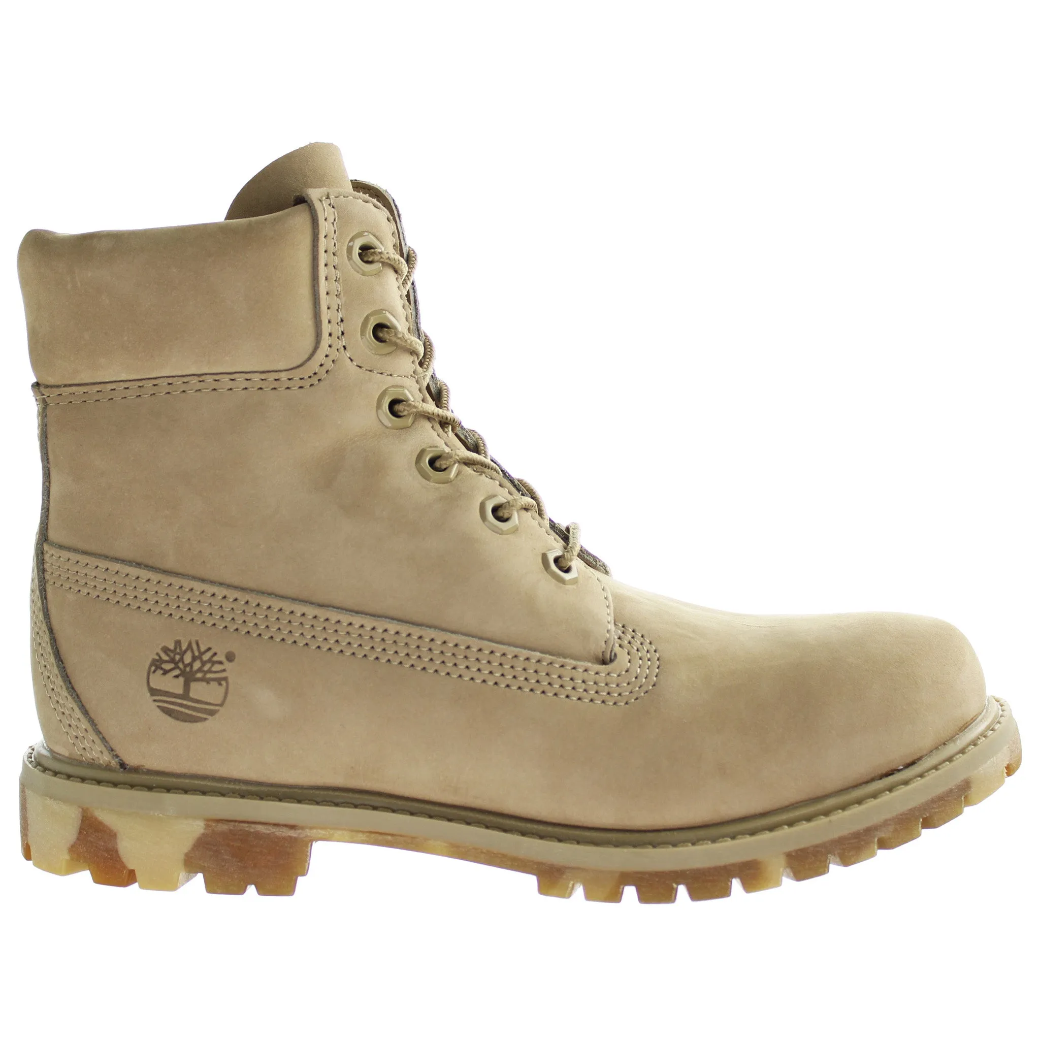 Timberland Premium 6 Inch Beige Womens Boots