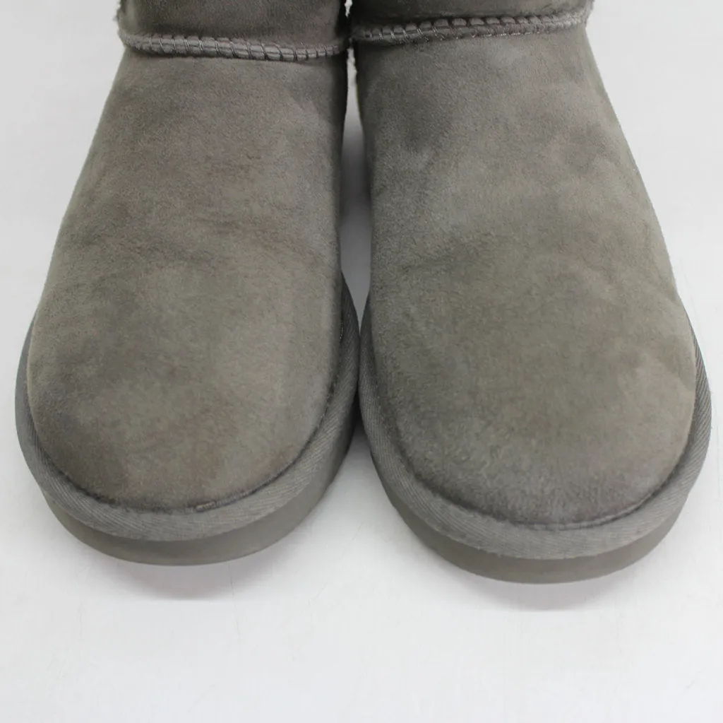 Ugg Australia Womens Boots Classic Short II Casual Pull-On Ankle Suede - UK 5