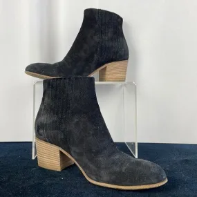 Vince Black Suede Booties