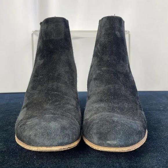 Vince Black Suede Booties