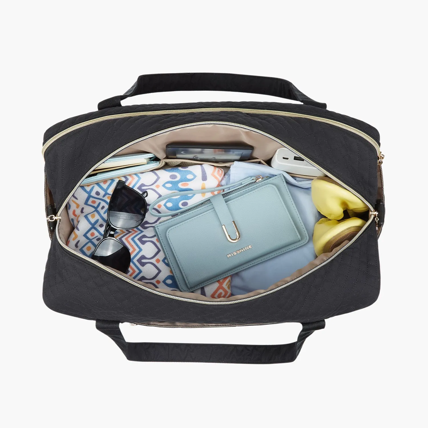 Weekender Overnight Bag Large carry on bag With Shoe Bag