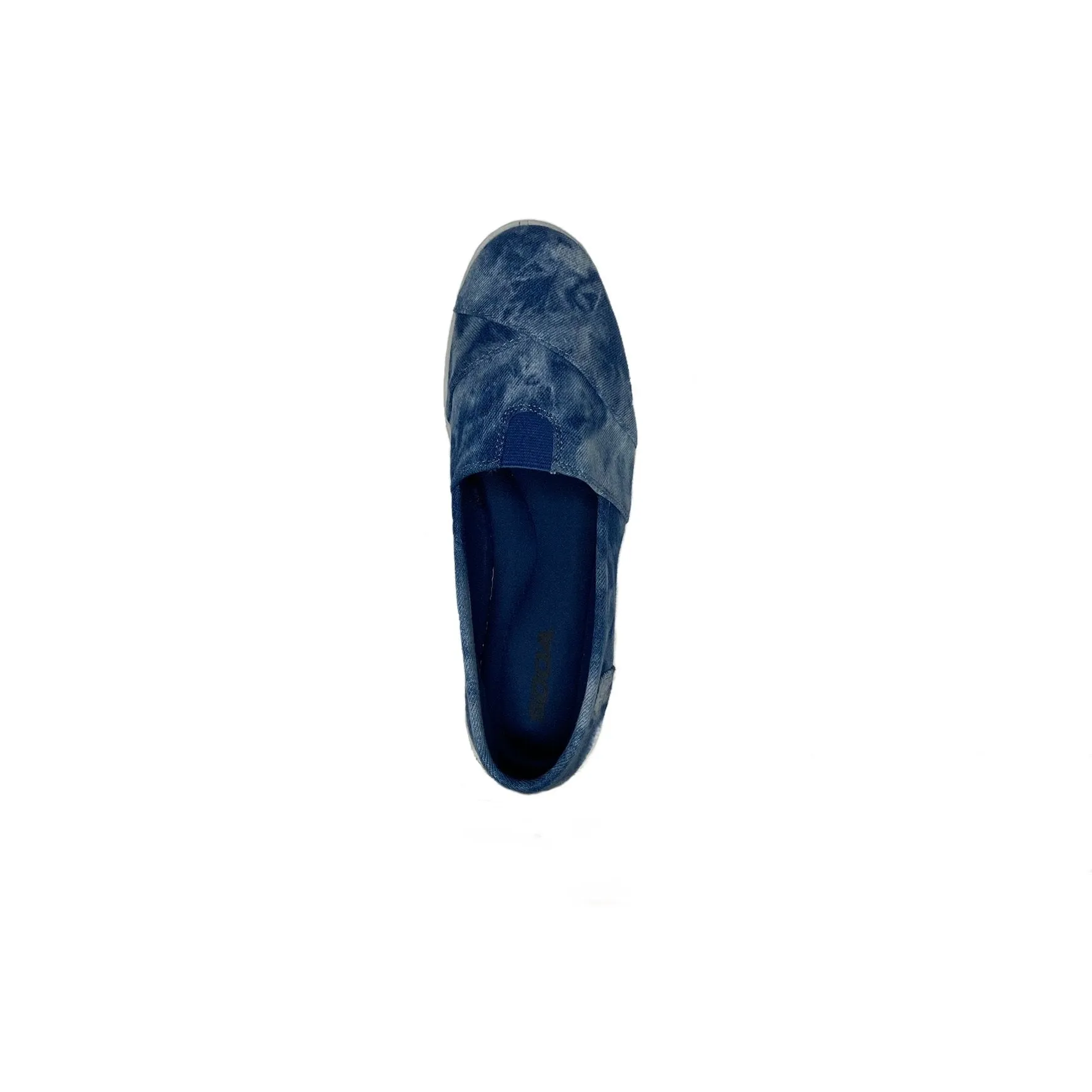 Wide Open Spaces Blue Tie-Dye Slip Ons