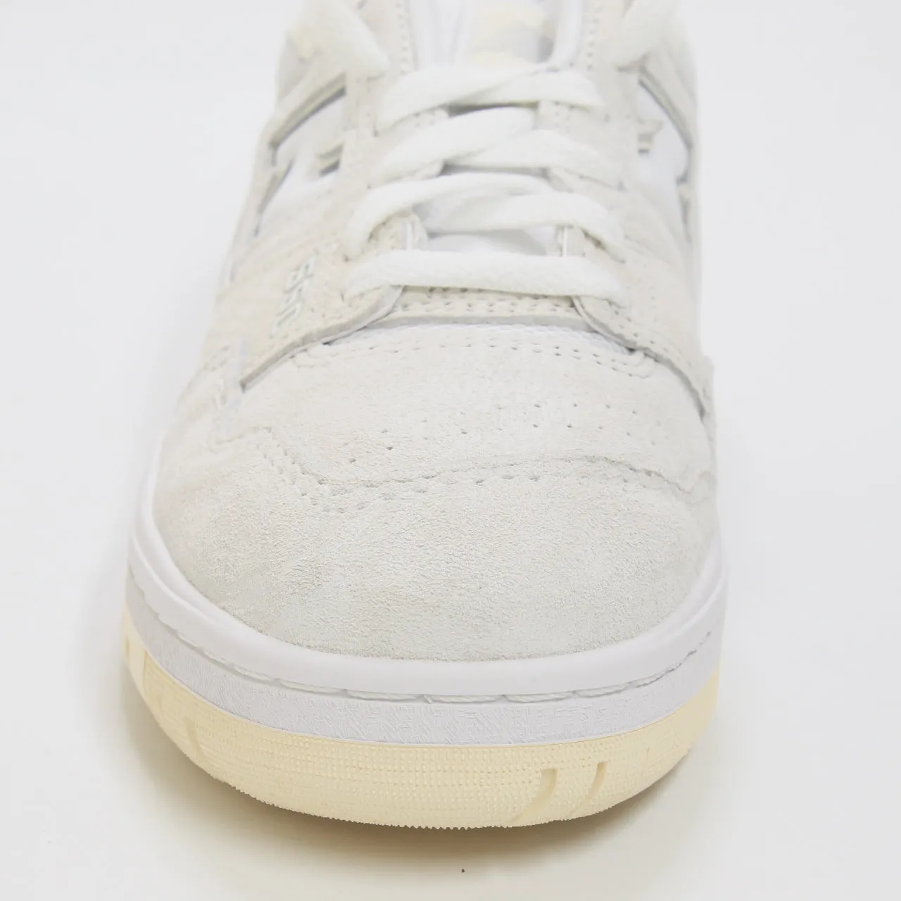 Womens New Balance BB550 White Off White Cream Trainers