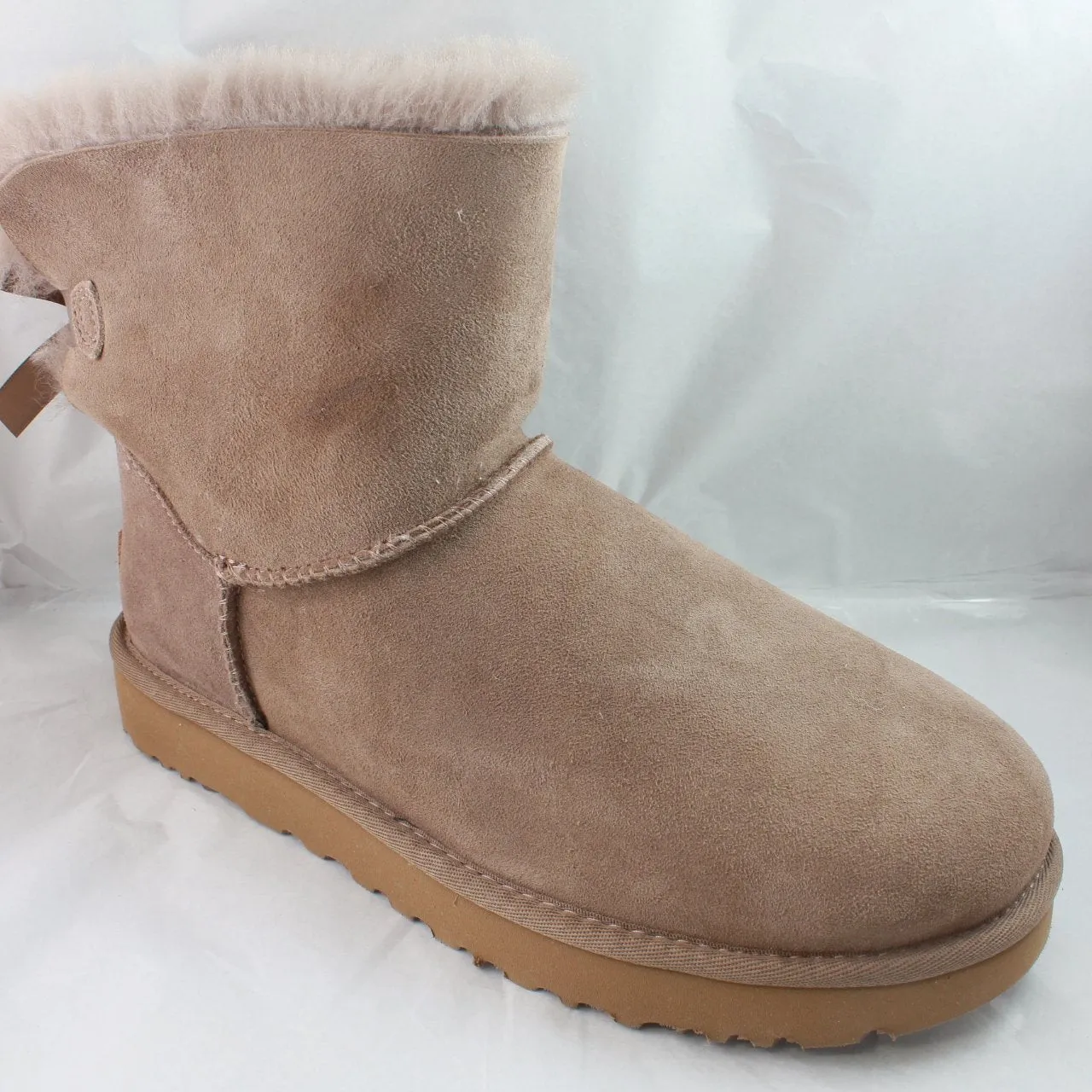 Womens Ugg Mini Bailey Bow Caribou